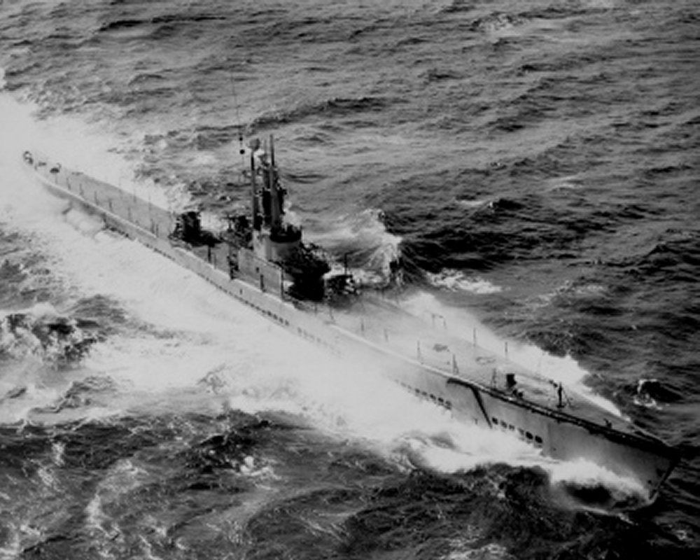 USS Hackleback, circa 1945
