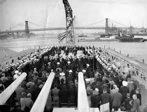 USS Helena's commissioning ceremony, 18 Sep 1939