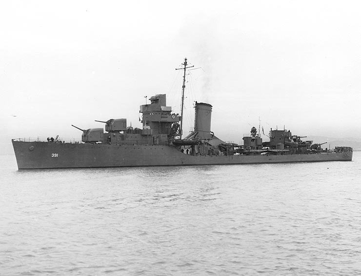 Henley off the Mare Island Navy Yard, California, United States, 26 Feb 1942