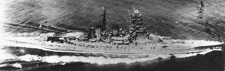 Hiei in Tokyo Bay, Japan, 11 Jul 1942, photo 2 of 2