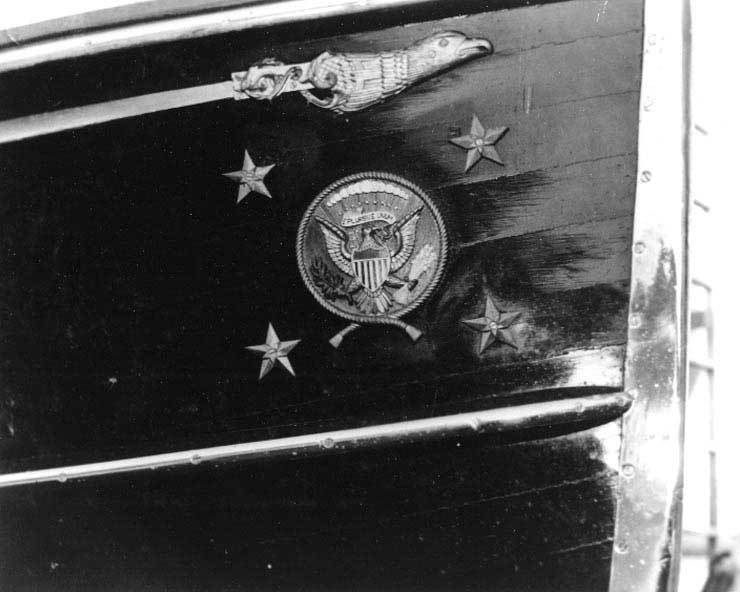 Indianapolis bearing the Presidential emblem, late Nov 1936, photo 2 of 2