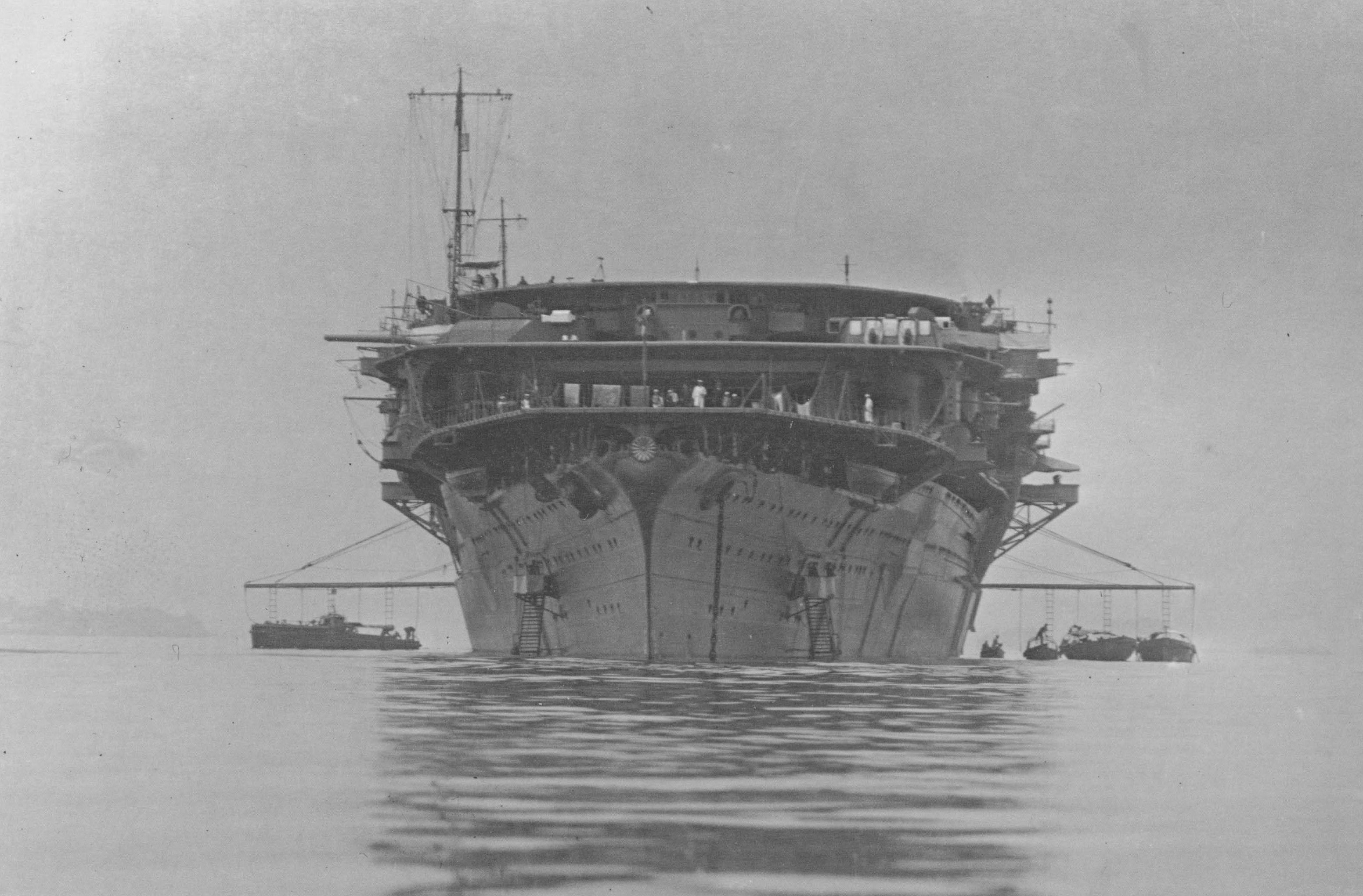 Carrier Kaga off Ikari, Japan, 1930, photo 2 of 2