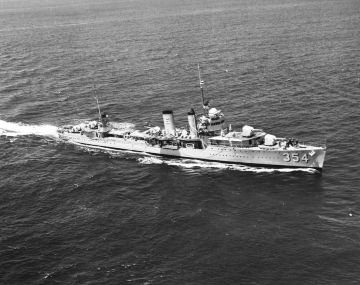 Destroyer Monaghan, 28 Apr 1938