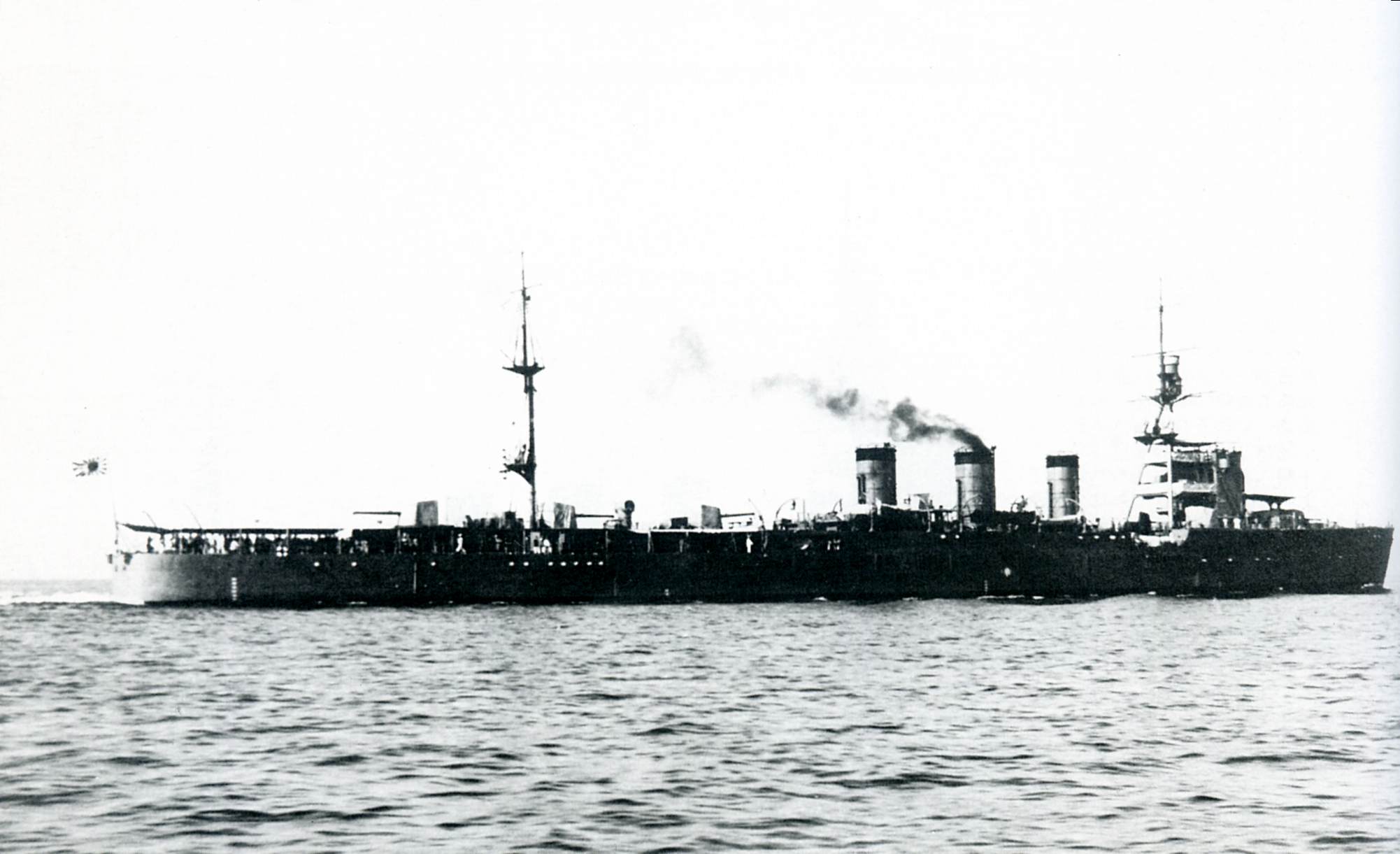 Natori off Nagasaki, Japan, 1922