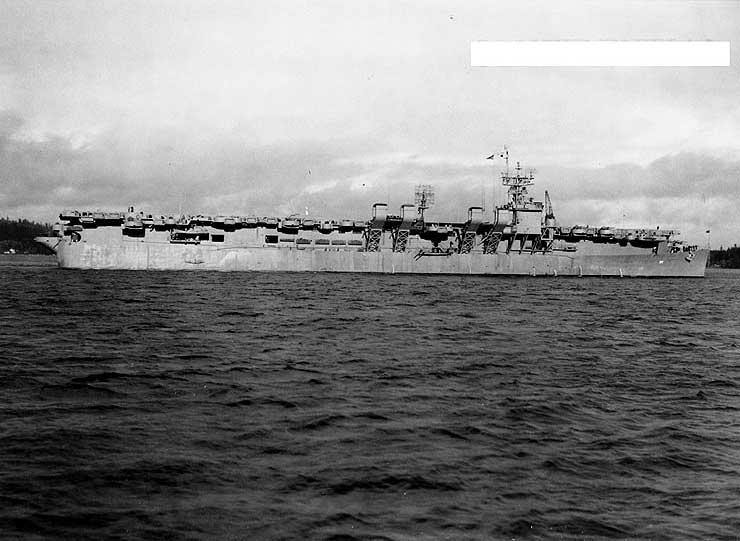Princeton off Puget Sound Navy Yard, Washington, 1 Jan 1944, 2 of 3