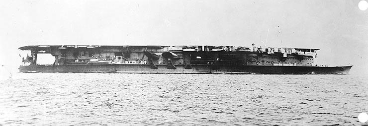 Carrier Ryujo underway off Iyo, Japan in the Inland Sea, 6 Sep 1934, photo 1 of 2