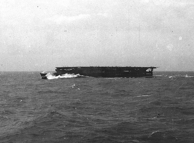 Ryujo at sea, Sep 1938