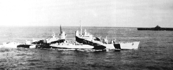 USS San Diego wearing camouflage Measure 33, Design 24d, date unknown