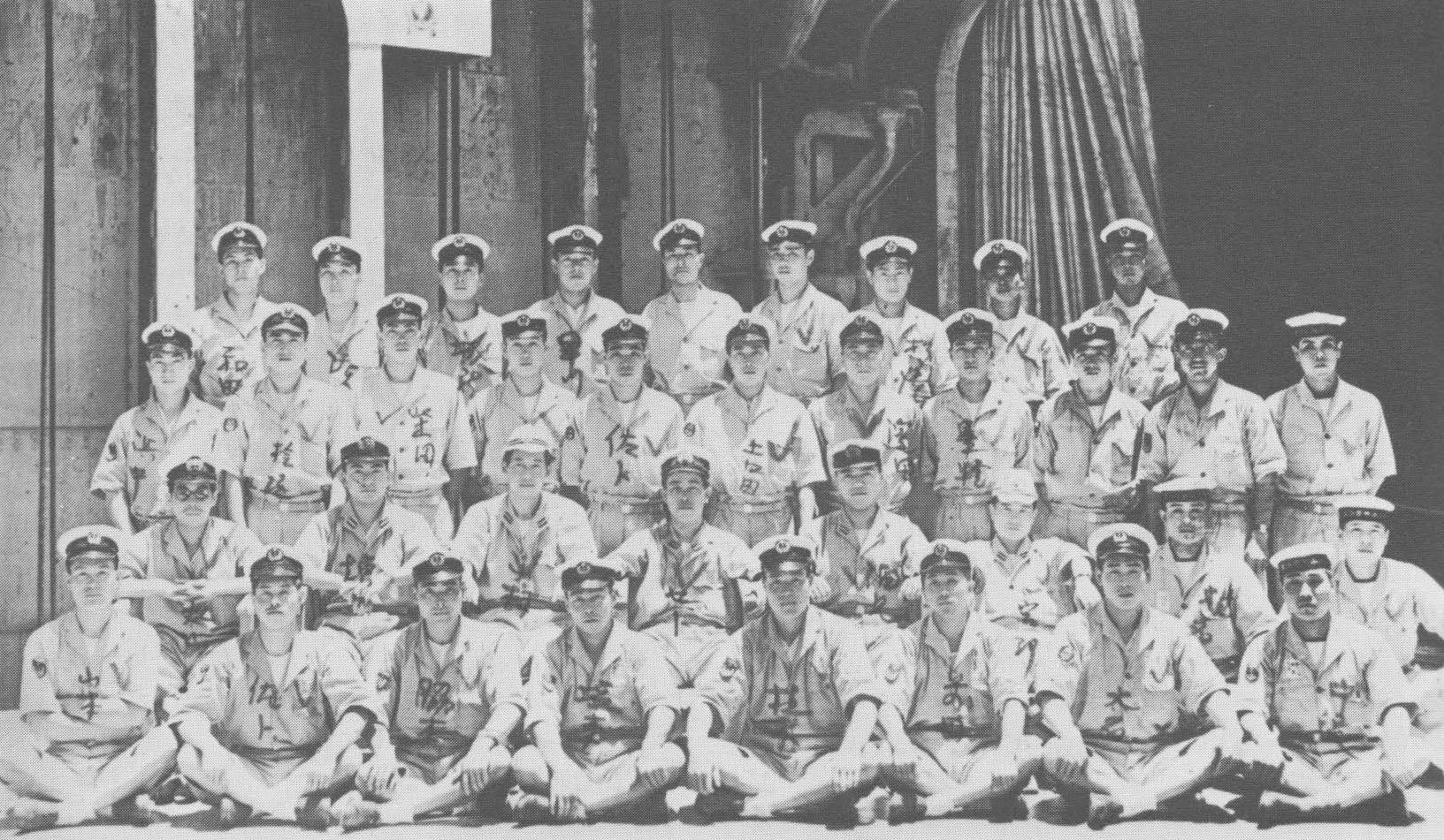 Group photo of fighter pilots of carrier Shokaku, Nov 1943