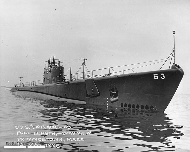 Skipjack during trials, off Provincetown, Massachusetts, United States, 14 May 1938, photo 9 of 9