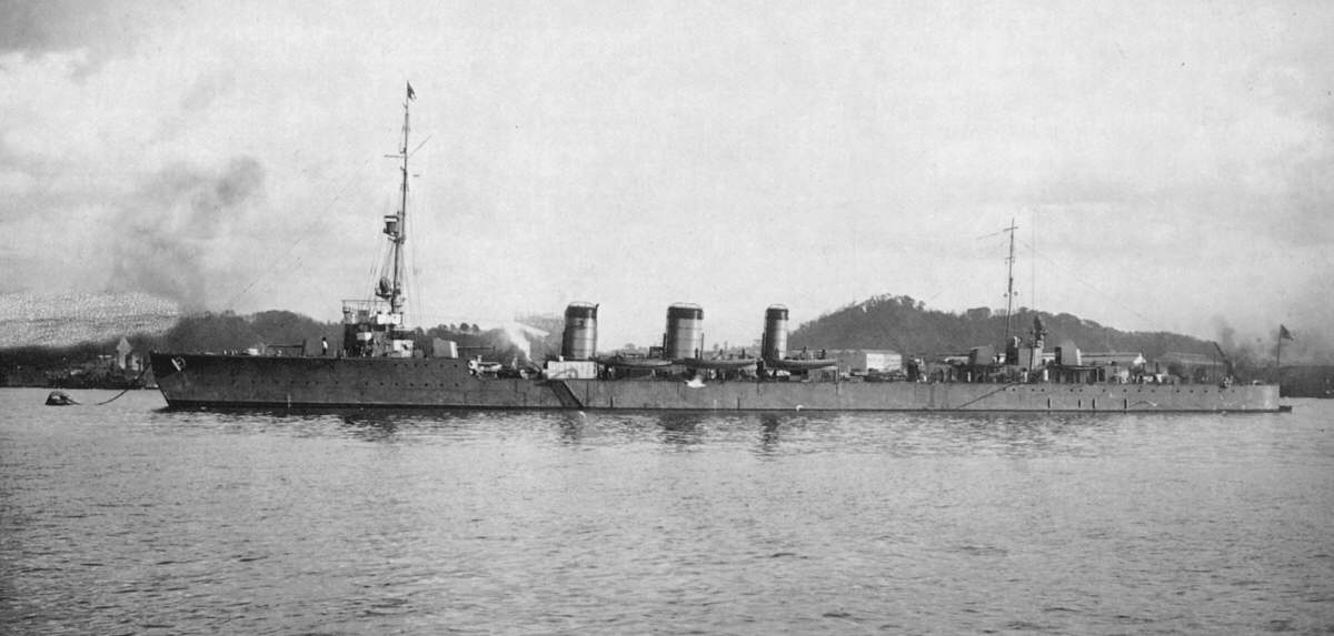 Tenryu, Yokosuka, Japan, late 1919