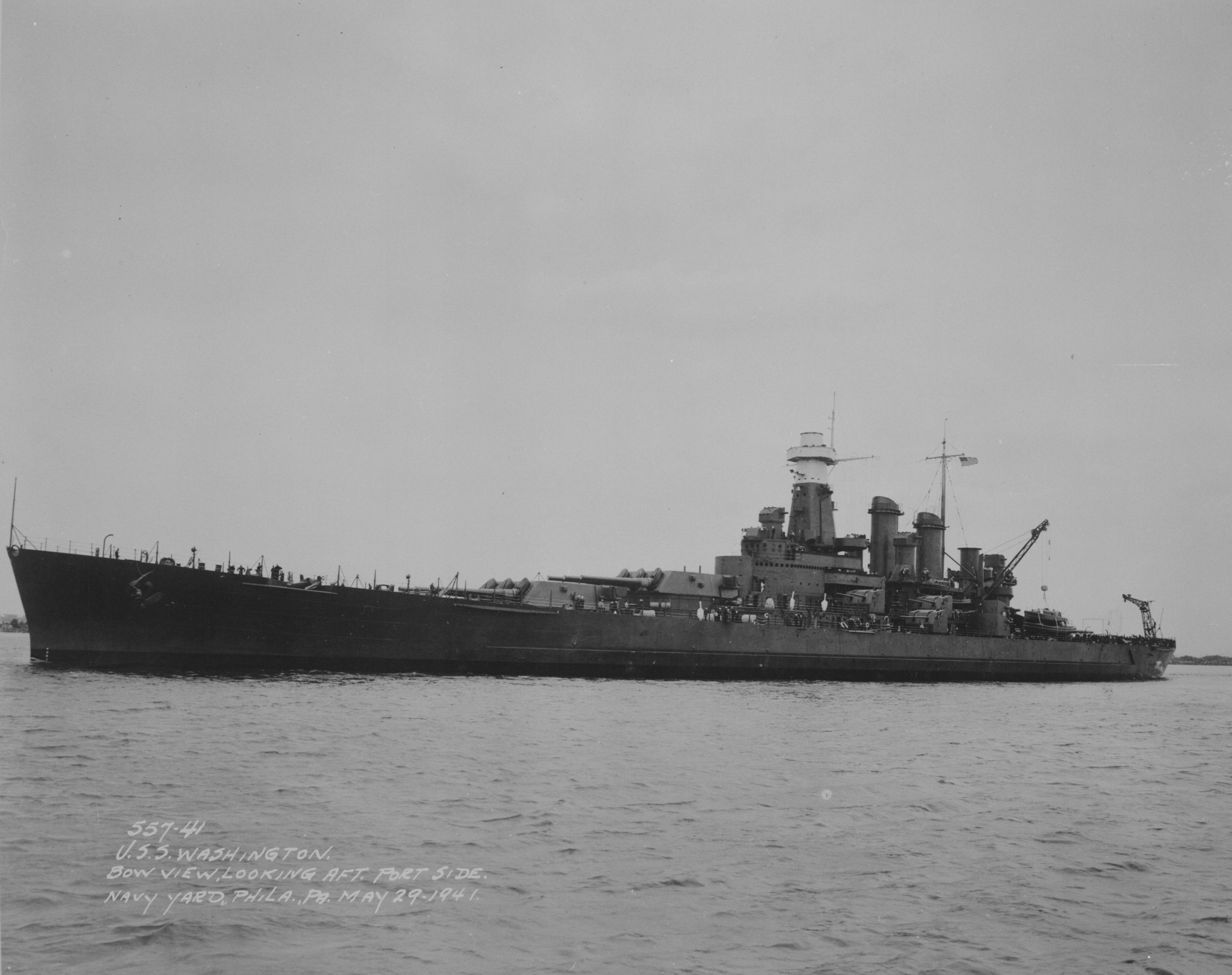 USS Washington, Philadelphia, Pennsylvania, United States, 29 May 1941