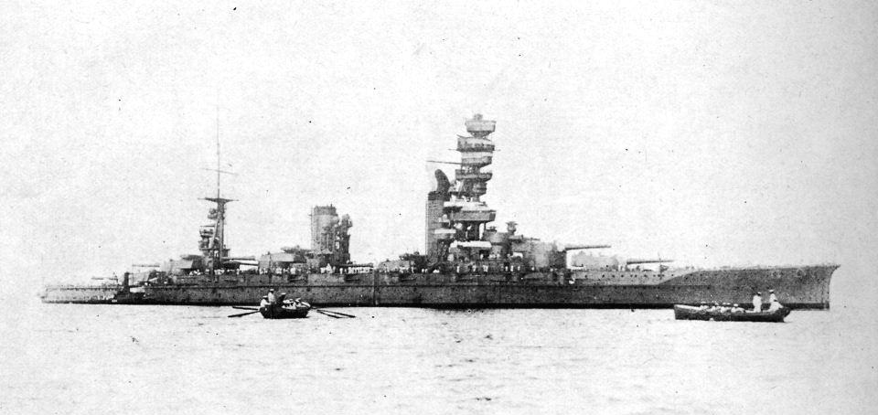Battleship Yamashiro, circa 1930s
