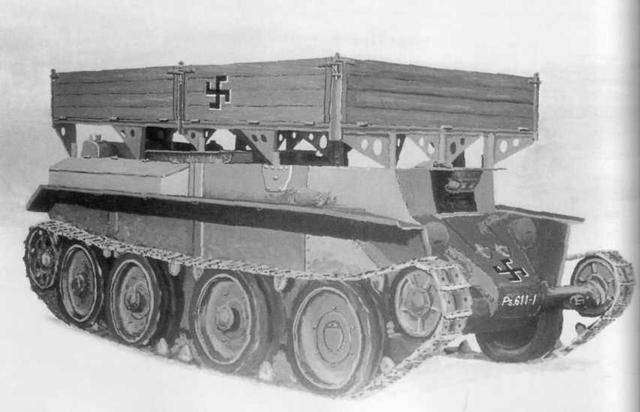 Finnish Army BT-43 prototype armored personnel carrier, date unknown