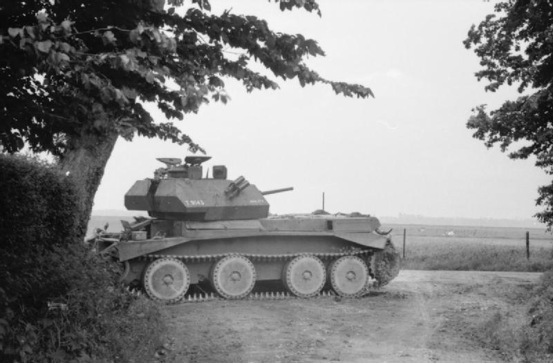 British Cruiser Mk IV tank at Huppy, France, 26-29 May 1940