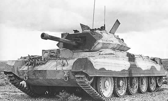 Crusader Mk III tank in North Africa, 1 Jan 1943