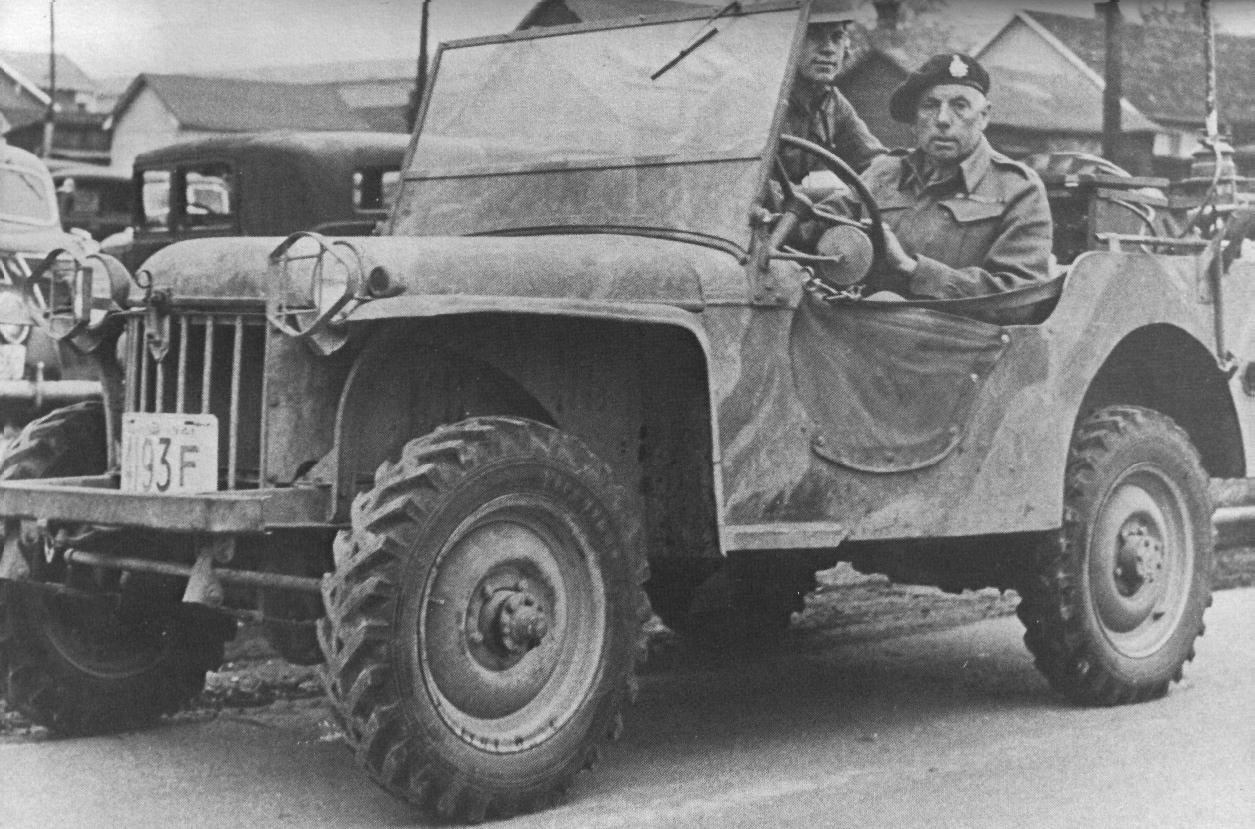 Bantam BRC 60 prototype vehicle under testing at Camp Borden, Ontario, Canada,1941