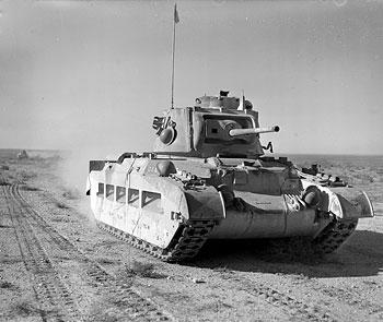 Matilda tank of the UK 7th Royal Tank Regiment in North Africa, 19 Dec 1940