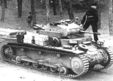 German Panzer II Ausf b light tank, date unknown