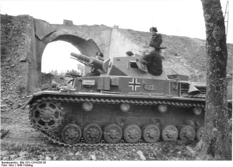 German Panzer IV tank, spring 1940