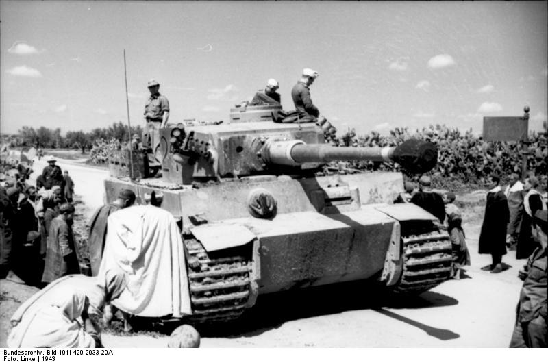 German Tiger I heavy tank in Tunisia, 1943