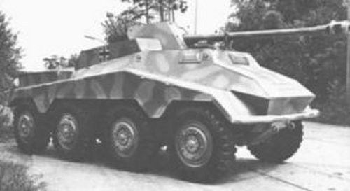 SdKfz 234/4 (8-Rad) armored car, circa 1940s