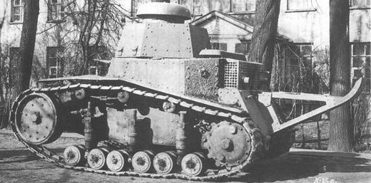 Prototype T-16 light tank, Leningrad Obukhov Factory, Leningrad, Russia, spring 1927