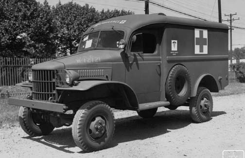 Dodge WC9 1/2 ton ambulance, 15 May 1941